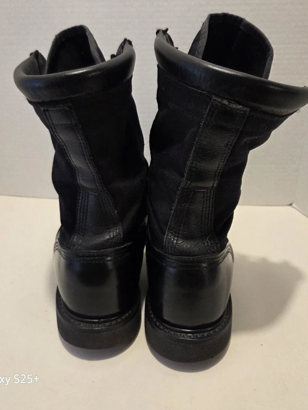 VINTAGE CORCORAN JUNGLE PARATROOPER BOOTS, NYLON MARAUDER MENS 11